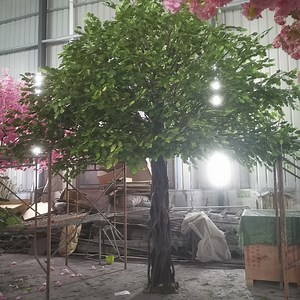[Hot Item] Outdoor Large Artificial Green Tree Wholesale Artificial Oak Tree for Museum Decoration