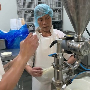 The dexterity and concentration in making burrata @vannellacheese ....