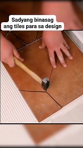 10M views · 85K reactions | Sinadyang binasag ang tiles para sa design. #fbreels #diy #tips #ideas | Wonder Tips & Ideas | Facebook
