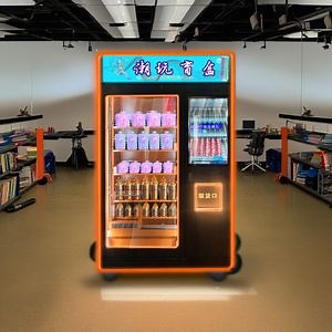 [Hot Item] Auto Snack Bottle Item Vending Machine Factory with 32 Inchs Touchscreen
