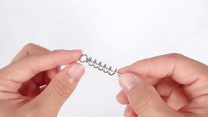 OROOTL Spring Twist Lock Fishing Hook Centering Pin Screw Lock Bait Keeper Spring Fishing Crank Hook Soft Bait Centering Pin for Worm Lure Size Small Medium Large