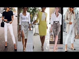 LOOKS Y OUTFITS DE ROPA DE MODA MUJER 2021 ELEGANTES FINOS Y SOFISTICADOS / COMBINACIONES DE ROPA