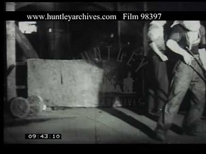Glasgow Steel Works, 1950s - Film 98397