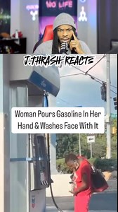 Woman pours gasoline in her hand and then puts it on her face! #foryou | Talkin’ With Power