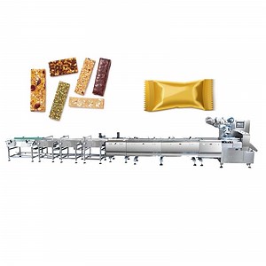 [Hot Item] Wafer Cake Snack Bar Line Flow Pack Packaging Machine Loading and Sorting Line Wrapping Machinery