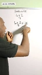 13 reactions · 7 comments | Solving a Logarithmic Problem. #logarithms #logarithmicproblem #evaluatinglogarithm #indices #gpadlearnmaths | Gpad Learn Maths | Facebook