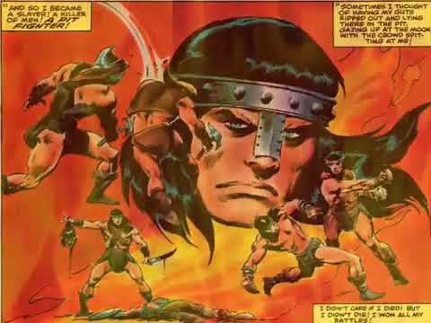 Conan The Barbarian 40th anniversary motion comic