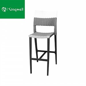 [Hot Item] Rattan Furniture Outdoor Bar Stools Garden Dining Chairs Wicker High Chairs