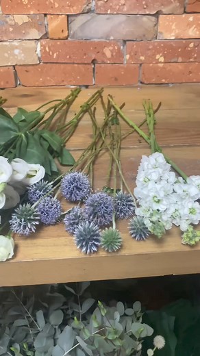 Sielsko anielski bukiet ślubny 🩵💙 | Kwiaciarnia "Moja Pasja" Agnieszka Rekowska