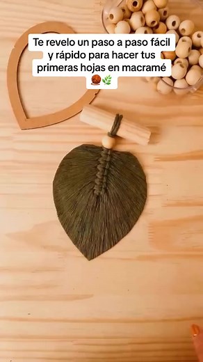 Tutorial de tus primeras hojas en macramé 🧶✨ aprendiendo los nudos básicos puedes hacer proyectos hermosos ✨🧶 #macrame #elartedelosnudos #macramedesdecero #macrameprincipiantes #macramefacil #pasoapasomacramé #macrametutorial | Tejiendo Arte
