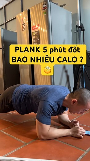 PLANK 5 phút đốt BAO NHIÊU CALO ? 🧐 #plank #abs #giamcan #loseweight #giamcan #beobung #bellyfat #ryanlongfitness | Ryan Long Fitness