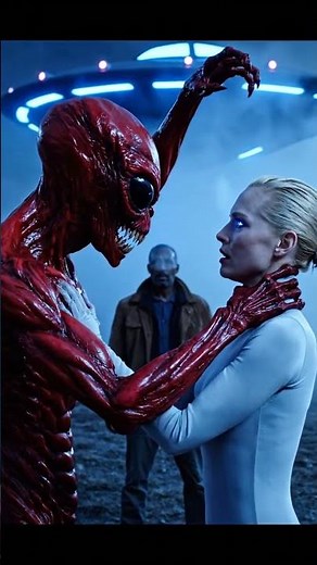 ALIEN ATTACKS WOMAN IN FOGGY FIELD!