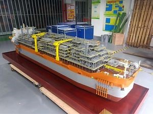 [Hot Item] Floating Modelvessel Model Production Storage Tanker Scale Customized Vessel Ship Model