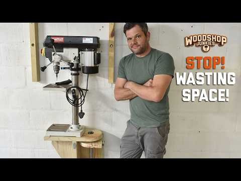 The Bracket That Freed Up Floor Space In My Garage Workshop!