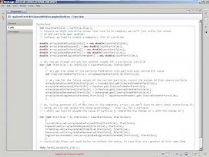 Example Anylogic Simulation Model with Particle Filtering