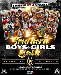 The Inaugural Southern Boys & Girls Bash, Gaslight Lounge, Atlanta, 18 October to 19 October