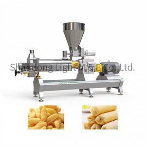 [Hot Item] Snacks Double Extruder Puff Snack Extruder