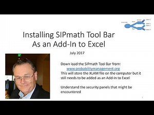Install SIPmath Tool Bar July 2017
