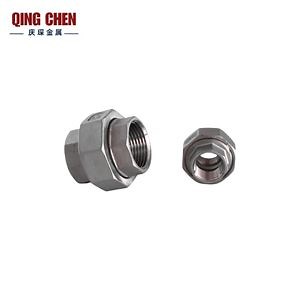 [Hot Item] Customized 304/316 Stainless Steel Female Thread Pipe Union