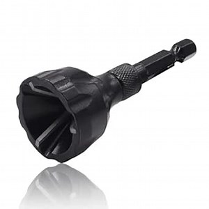 1PC Deburring External Chamfer Tool for Metal High Speed Steel Hex Shank Remove Burr Tool with Quick Release Shank Fits HE035