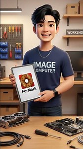furmark โปรแกรม เช็คการ์ดจอ ใช้งานฟรี #computer
