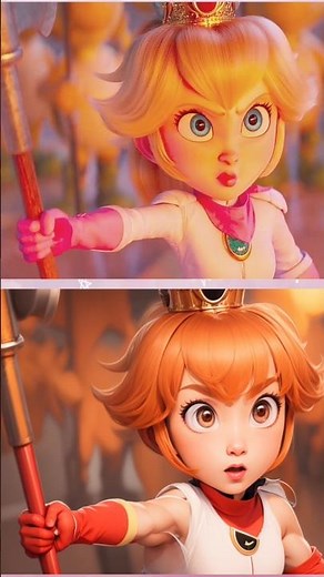 Princess Peach 🍑 with Abs-solute Transformation Unveiled! #peaches #bowser #supermariobros