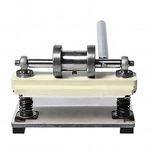 ZONEPACK Manual Leather Die Cutting Machine Pressing Machine Paper Cutter Double Guiding Shaft Leather Embossing Machine Leathercraft Cutting Machine for Various Materials