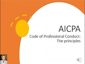 AICPA code of professional conduct the principles