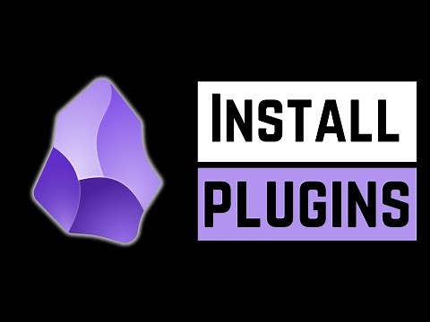 How to Install and Enable Plugins in Obsidian