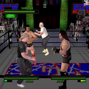 9.7K views · 105 reactions | ECW ECW Anarchy Rulz PS1 Hate Match Gameplay | Black Lung Bandit Gaming | Facebook