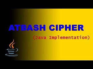 Atbash Cipher (Java Implementation)