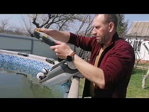 Чистим бассейн. Робот пылесос INTEX ZX100.