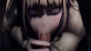 Himiko Toga gives a Blowjob