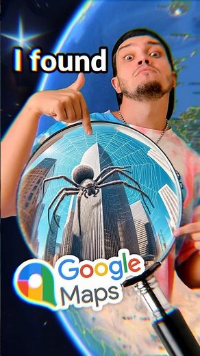 I found GIANT SPIDER📍GEO at the END #googleearth #googlemaps #googlestreetview #streetview