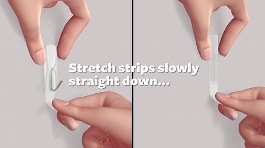 Command Small Refill Adhesive Strips for Wall Hooks, White, Damage Free Hanging, 20 Strips 17022-ES