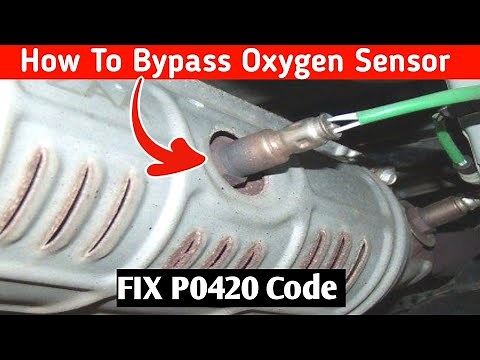 How to bypass Oxygen sensor ! p0420 catalyst system efficiency below threshold bank 1