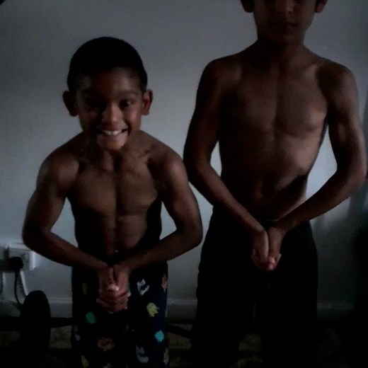 kids flexing muscles(3)