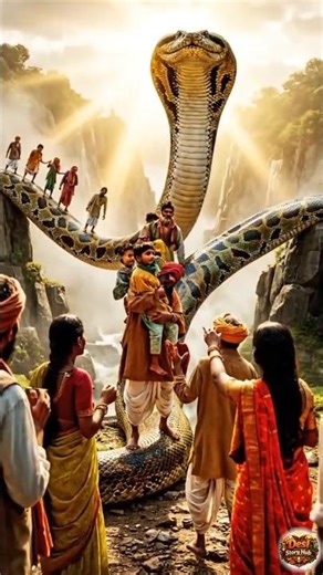 They Feared This Giant Python… Until This Happened 🐍🔥#Storytelling #MoralStory#JungleStory