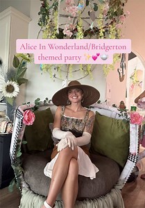 Alice in Wonderland Bridgerton Themed Tea Party Ideas for Summer Solstice