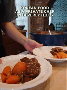 Korean Braised Short Ribs by Beverly Hills Private Chef