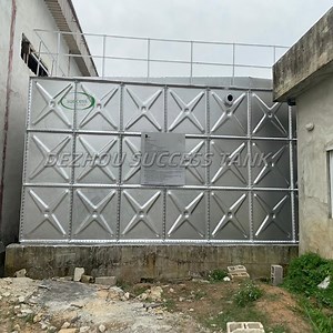 [Hot Item] 10000gallons Modular Combined Hot Dipped Galvanized Steel Panel HDG Pressed Water Storage Tank in Tanzania