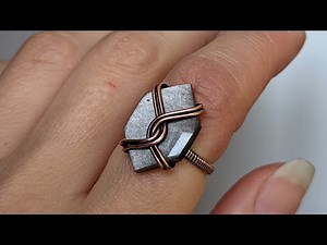 Wire Wrapped Hexagonal Cabochon Ring Tutorial