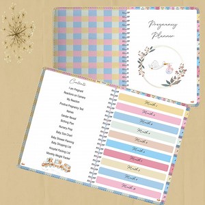 Planificateur de grossesse numérique, planificateur de grossesse, journal des bosses, planificateur de naissance, liste de contrôle de l'hôpital, tableau des tailles de bébé, liste des noms de bébé - Etsy France