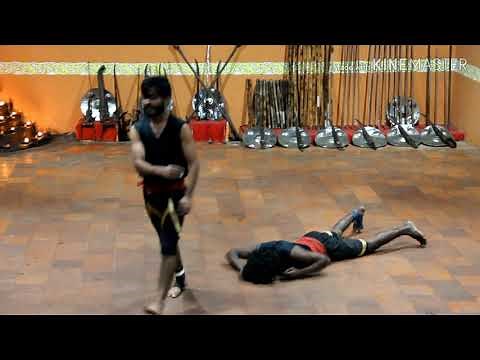 The KALARIPAYATTU (KALARI) show at Thekkady, Kerala