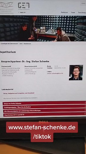 Dr.-Ing. Stefan Schenke on TikTok