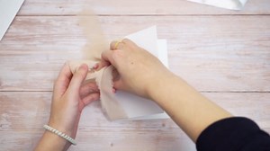 Matron of Honor Proposal Gift Set - Will You Be My Matron of Honor Card with Envelope, Gold Stickers & Ribbon Bow for Wedding or Bridal Shower, Champagne