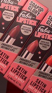 Fabu-Lipstick Satin Lipsticks are here to give your pout the VIP treatment 💋 With a buttery application, marvellous moisture boost and luminous satin finish - absolutely dreamy ☁️ Shop here: https://spr.ly/6183bUXFN | Soap & Glory