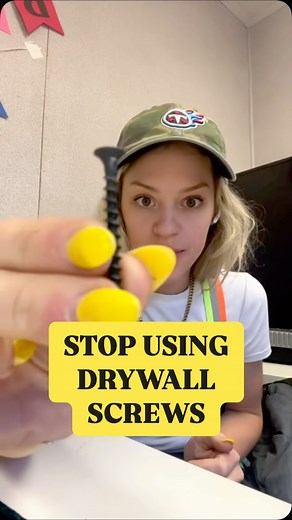 Hot take: drywall screws are NOT all-purpose fasteners. They’re brittle, they rust, they snap—and they were designed for one thing: attaching drywall to studs. That’s it. So why are we using them to build decks, hang cabinets, and hold up our future regrets? In this video, I break down what drywall screws are made for, why they fail in wood, and what to use instead. If your project keeps falling apart, don’t blame your tools. Check your fasteners. Hashtags: #DrywallScrews #ToolTips #DIYFasteners