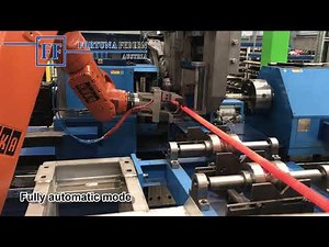 WIM-32-H CNC Fully automatic, robot supported hot spring coiling machine