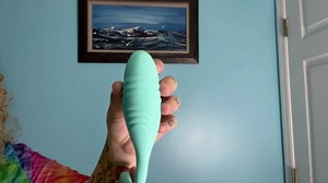 APP Remote 3 in 1 Thrusting Vibrator, Wearable Sex Toys with 9 Thrusting & Vibrating Modes, Upgraded Long Distance Sex Toys for Women and Couple, Mute Adult Toys, Blue